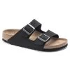 Birkenstock Arizona Sandales Birko-Flor Birkibuc Earthy Vegan Narrow, noir