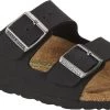 Birkenstock Arizona Sandales Birko-Flor Birkibuc Earthy Vegan Regular, marron -Chaussures loisir & Bottes Soldes birkenstock arizona sandals birko flor birkibuc earthy vegan regular black 1