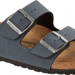 Birkenstock Arizona Sandales Birko-Flor Birkibuc Regular, bleu