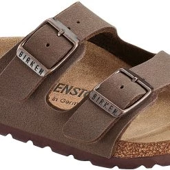 Birkenstock Arizona Sandales Birko-Flor Birkibuc Regular Enfant, bleu