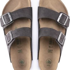 Birkenstock Arizona Sandales Birko-Flor Birkibuc Regular Homme, noir -Chaussures loisir & Bottes Soldes birkenstock arizona sandals birko flor birkibuc regular men schwarz 5