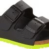 Birkenstock Arizona Sandales Birko-Flor Regular Enfant, noir -Chaussures loisir & Bottes Soldes birkenstock arizona sandals birko flor regular kids desert soil black lime 1 1