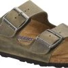 Birkenstock Arizona Sandales Cuir huilé semelle souple regular, marron -Chaussures loisir & Bottes Soldes birkenstock arizona sandals oiled leather soft footbed regular faded khaki 1