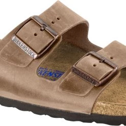 Birkenstock Arizona Chaussures Cuir huilé étroit, noir