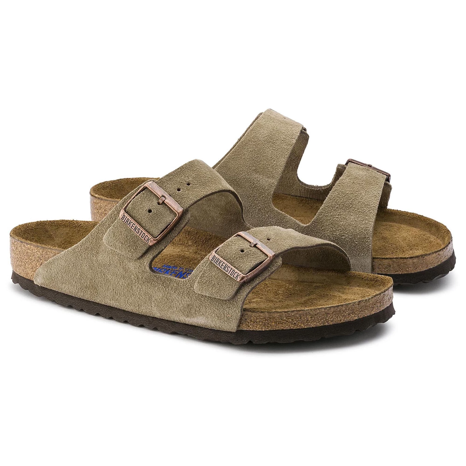 Birkenstock Arizona SFB Sandales Daim Cuir Regular, beige 5 Birkenstock Arizona SFB Sandales Daim Cuir Regular, beige – Image 3