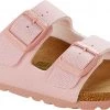 Birkenstock Arizona Sandales TEX Canevas Vegan Regular Enfant, rose -Chaussures loisir & Bottes Soldes birkenstock arizona sandals tex canvas vegan regular kids soft pink 1 1