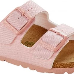 Birkenstock Arizona Sandales TEX Canevas Vegan Regular Enfant, gris