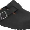 Birkenstock Boston Sabots Birko-Flor Birkibuc Earthy Vegan Regular, noir 1 Birkenstock Boston Sabots Birko-Flor Birkibuc Earthy Vegan Regular, noir -Chaussures loisir & Bottes Soldes birkenstock boston clogs birko flor birkibuc earthy vegan regular black 1 1