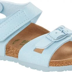 Birkenstock Colorado Sandales Birko-Flor Earthly Vegan Regular Enfant, bleu