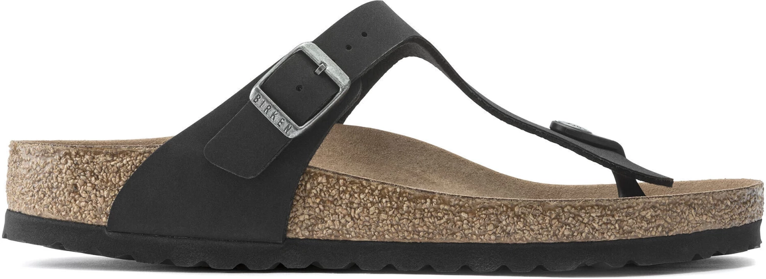Birkenstock Gizeh Tongs Birko-Flor Birkibuc Earthy Vegan Regular, noir 7 Birkenstock Gizeh Tongs Birko-Flor Birkibuc Earthy Vegan Regular, noir – Image 5