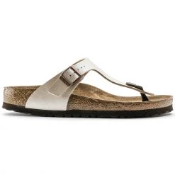 Birkenstock Gizeh Sandales à lanières Birko-Flor Narrow Femme, blanc 11 Birkenstock Gizeh Sandales à lanières Birko-Flor Narrow Femme, blanc -Chaussures loisir & Bottes Soldes birkenstock gizeh thong sandals birko flor narrow women graceful pearl white 5