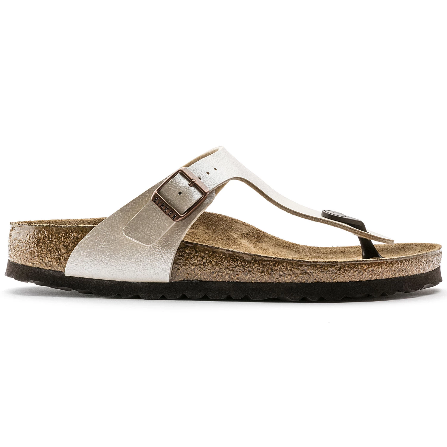 Birkenstock Gizeh Sandales à lanières Birko-Flor Narrow Femme, blanc 7 Birkenstock Gizeh Sandales à lanières Birko-Flor Narrow Femme, blanc – Image 5