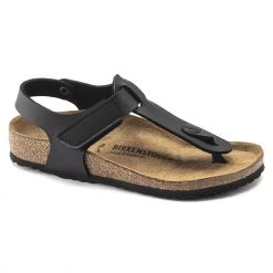 Birkenstock Kairo HL Sandales Birko-Flor Narrow Enfant, noir