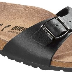 Birkenstock Madrid Chaussures Birko-Flor Narrow, noir/beige