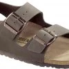 Birkenstock Milano Sandales Birko-Flor Birkibuc Regular, marron 2 Birkenstock Milano Sandales Birko-Flor Birkibuc Regular, marron -Chaussures loisir & Bottes Soldes birkenstock milano sandals birko flor birkibuc regular mocha 1