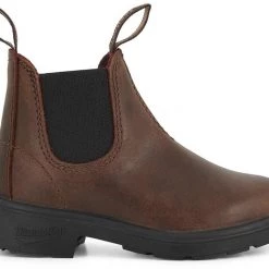Blundstone 1468 Bottes En Cuir Enfant, marron