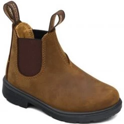 Blundstone 1563 Bottes Chelsea en cuir Enfant, marron