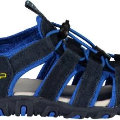 CMP Campagnolo Sahiph Leather Sandales de randonnée Enfant, noir/bleu