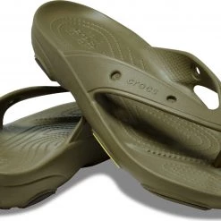 Crocs Classic All Terrain Tongs, olive -Chaussures loisir & Bottes Soldes crocs classic all terrain flips aloe 3