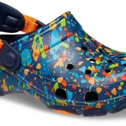 Crocs Classic All Terrain Terrazzo Sabots Enfant, bleu/Multicolore