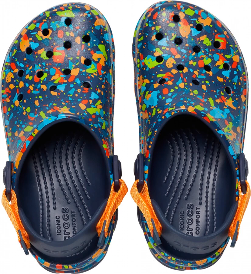 Crocs Classic All Terrain Terrazzo Sabots Enfant, bleu/Multicolore 6 Crocs Classic All Terrain Terrazzo Sabots Enfant, bleu/Multicolore – Image 4