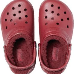 Crocs Classic Lined Crocs Enfant, bleu/gris -Chaussures loisir & Bottes Soldes crocs classic lined clogs kids brick red 3