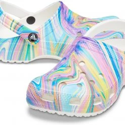 Crocs Classic Out of This World II Sabot, Multicolore/blanc -Chaussures loisir & Bottes Soldes crocs classic out of this world ii clog multi white 6