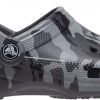 Crocs Classic Printed Camo Sabots, gris -Chaussures loisir & Bottes Soldes crocs classic printed camo clogs slate grey multi 1