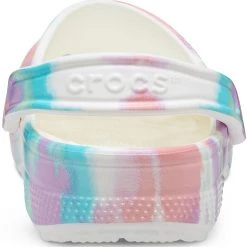 Crocs Classic Tie Dye Graphic Sabots, Multicolore -Chaussures loisir & Bottes Soldes crocs classic tie dye graphic clogs fresco multi 5 1