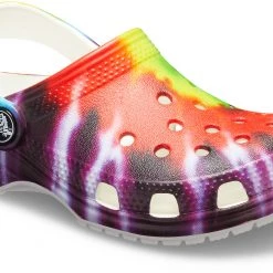 Crocs Classic Tie Dye Graphic Crocs Enfant, Multicolore