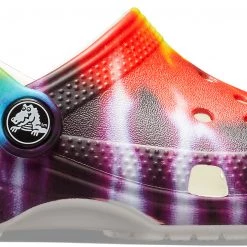 Crocs Classic Tie Dye Graphic Crocs Enfant, Multicolore -Chaussures loisir & Bottes Soldes crocs classic tie dye graphic clogs kids multi 3
