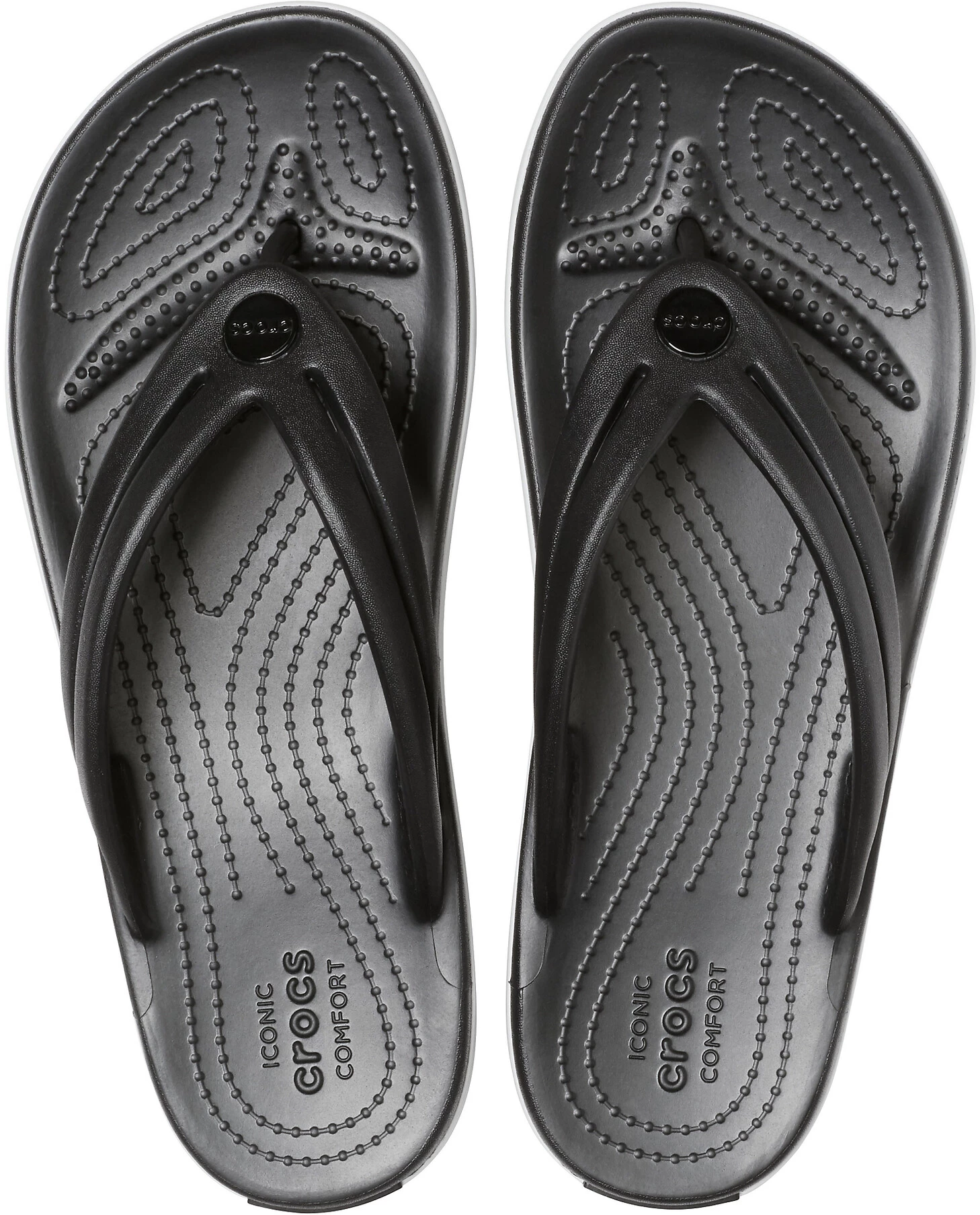 Crocs Crocband Sandales Femme, noir 5 Crocs Crocband Sandales Femme, noir – Image 3