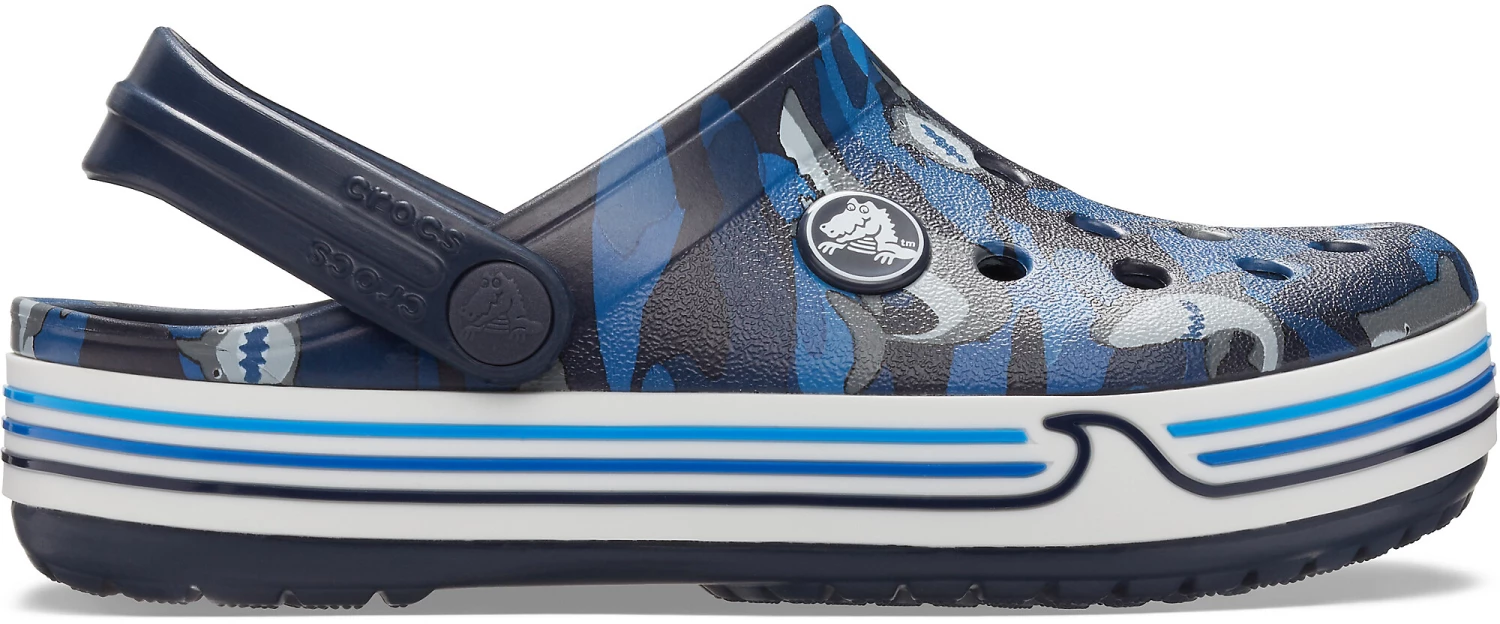 Crocs Crocband Shark Prescool Crocs Enfant, bleu 4 Crocs Crocband Shark Prescool Crocs Enfant, bleu – Image 2