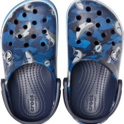 Crocs Crocband Shark Prescool Crocs Enfant, bleu 9 Crocs Crocband Shark Prescool Crocs Enfant, bleu -Chaussures loisir & Bottes Soldes crocs crocband shark prescool clogs kids navy 3