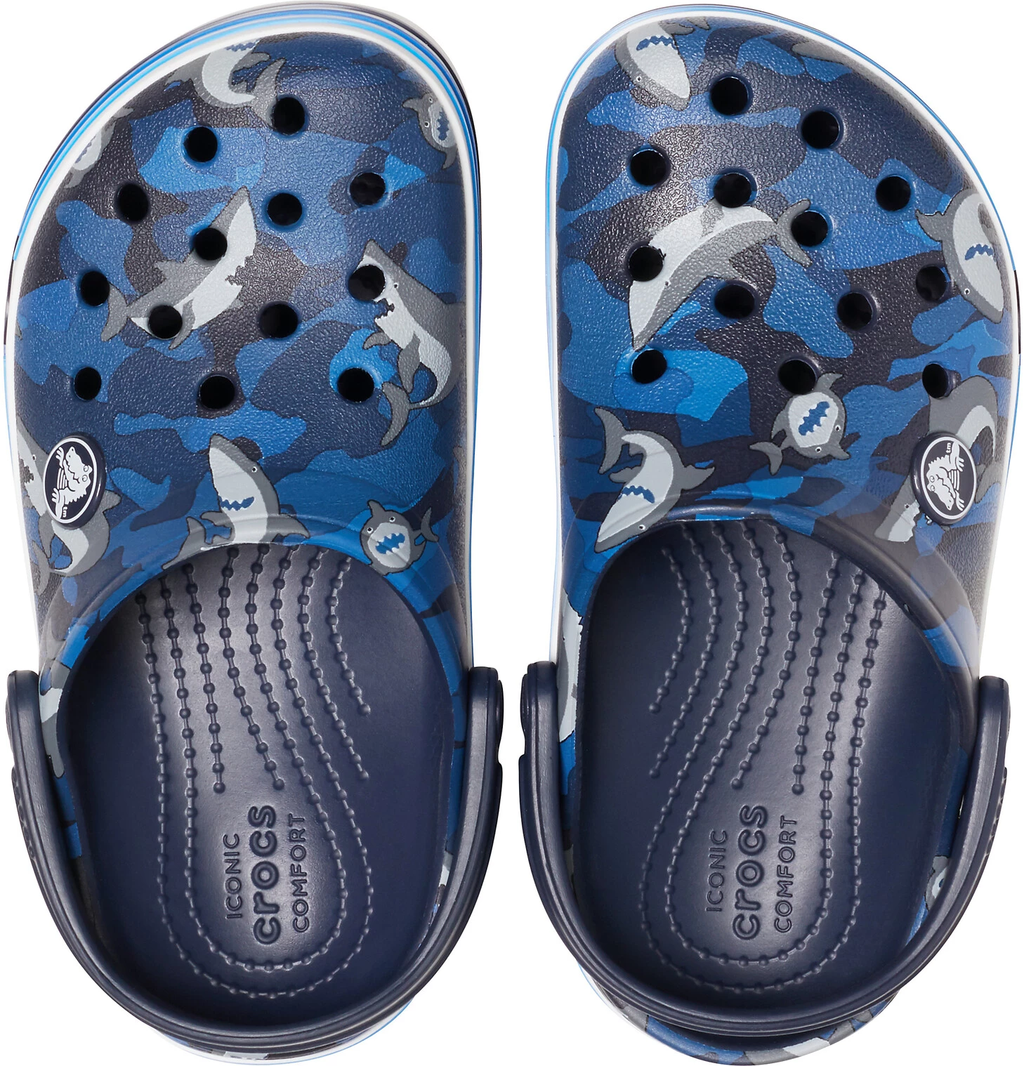 Crocs Crocband Shark Prescool Crocs Enfant, bleu 5 Crocs Crocband Shark Prescool Crocs Enfant, bleu – Image 3
