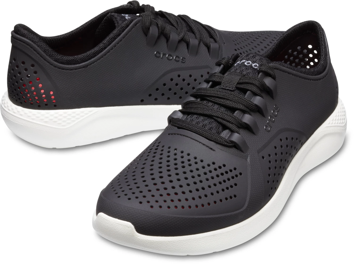 Crocs LiteRide Pacer Chaussures Homme, noir/blanc 5 Crocs LiteRide Pacer Chaussures Homme, noir/blanc – Image 3