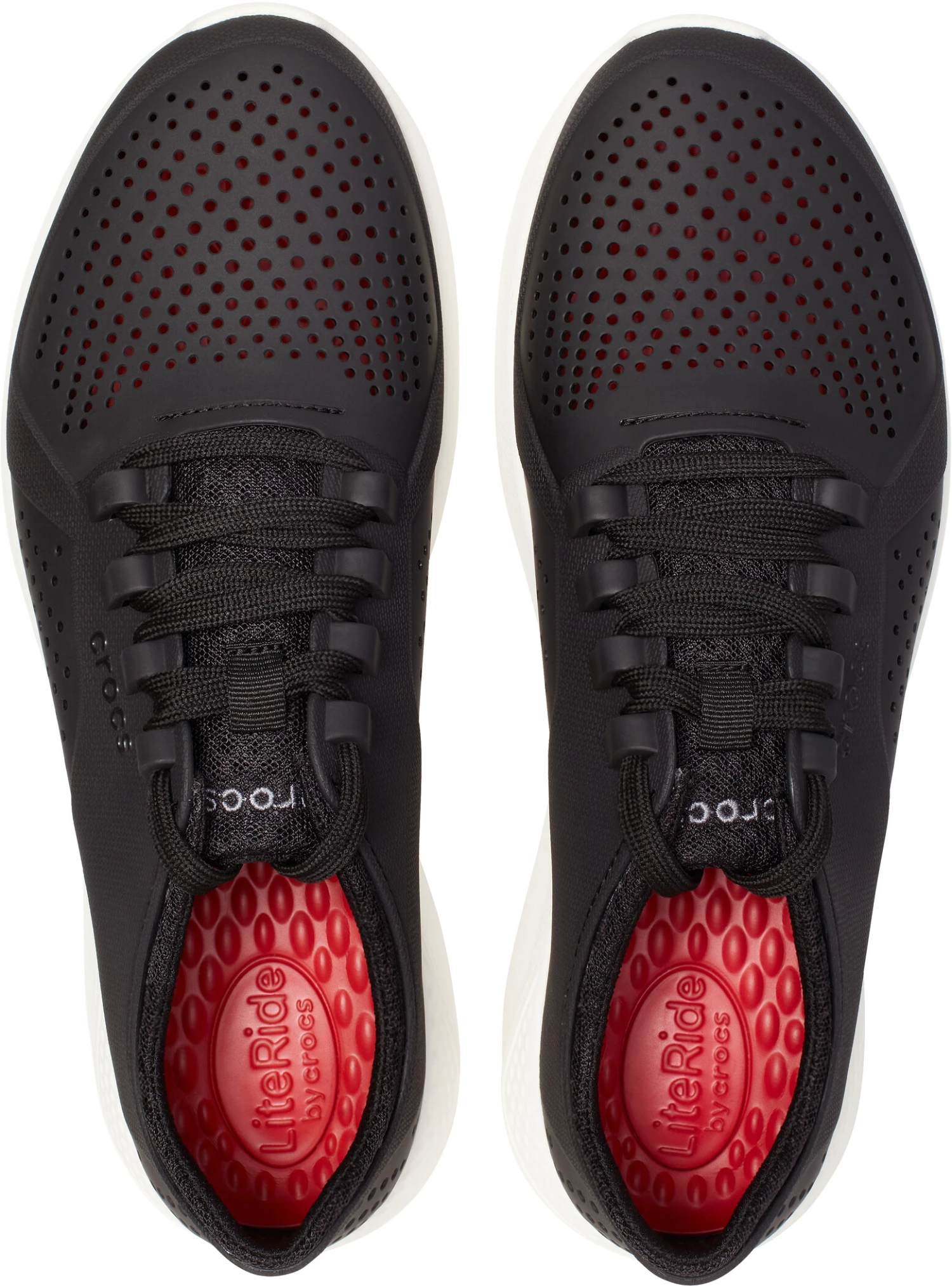 Crocs LiteRide Pacer Chaussures Homme, noir/blanc 6 Crocs LiteRide Pacer Chaussures Homme, noir/blanc – Image 4