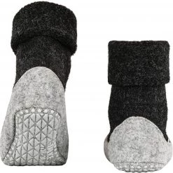 Falke Cosyshoe Pantoufles Femme, gris -Chaussures loisir & Bottes Soldes falke cosyshoe slippers women anthracite melange 3 1