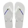 Havaianas Brasil Logo Sandales, bleu/blanc -Chaussures loisir & Bottes Soldes havaianas brasil logo flips men white 1