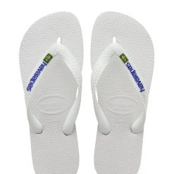 Havaianas Brasil Logo Sandales, bleu/blanc