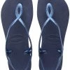 Havaianas Luna Chaussures Femme, beige -Chaussures loisir & Bottes Soldes havaianas luna sandals women navy blue 1