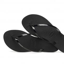 Havaianas You Metallic Sandales Femme, gris -Chaussures loisir & Bottes Soldes havaianas you metallic flips women black 4