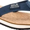 Jack Wolfskin Ecostride 2 Pantoufles Femme, beige -Chaussures loisir & Bottes Soldes jack wolfskin ecostride 2 slippers women blue cork 1 1