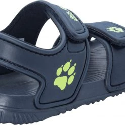 Jack Wolfskin Fun Sandales Enfant, bleu -Chaussures loisir & Bottes Soldes jack wolfskin fun sandals kids blue lime 3