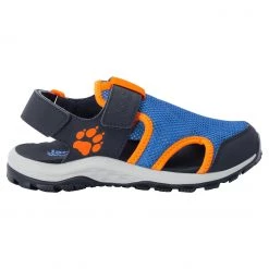 Jack Wolfskin Outdoor Water Action Sandales Enfant, bleu/orange