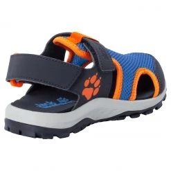 Jack Wolfskin Outdoor Water Action Sandales Enfant, bleu/orange -Chaussures loisir & Bottes Soldes jack wolfskin outdoor water action sandals kids blue orange 3