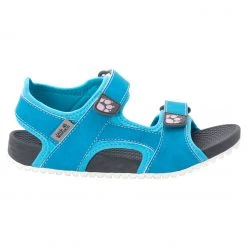 Jack Wolfskin Outfresh Deluxe Sandales Enfant, bleu/gris