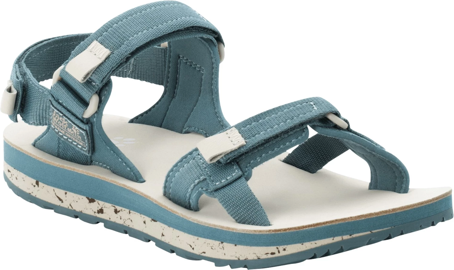 Jack Wolfskin Outfresh Deluxe Sandales Femme, vert/beige 3 Jack Wolfskin Outfresh Deluxe Sandales Femme, vert/beige