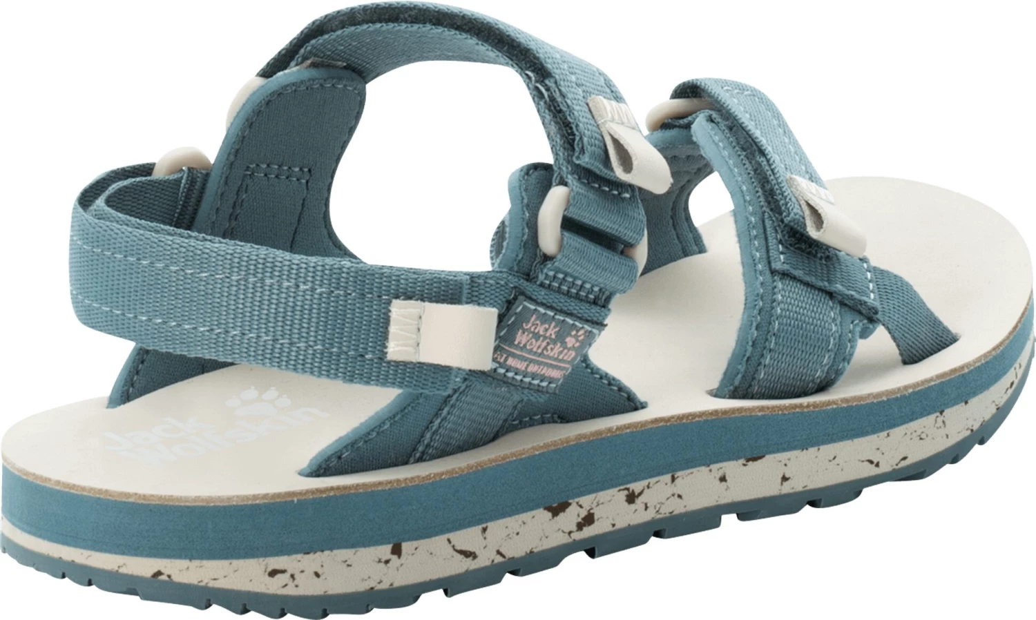 Jack Wolfskin Outfresh Deluxe Sandales Femme, vert/beige 5 Jack Wolfskin Outfresh Deluxe Sandales Femme, vert/beige – Image 3