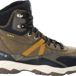 Jack Wolfskin Pathfinder Texapore Chaussures mi-hautes Homme, marron/gris